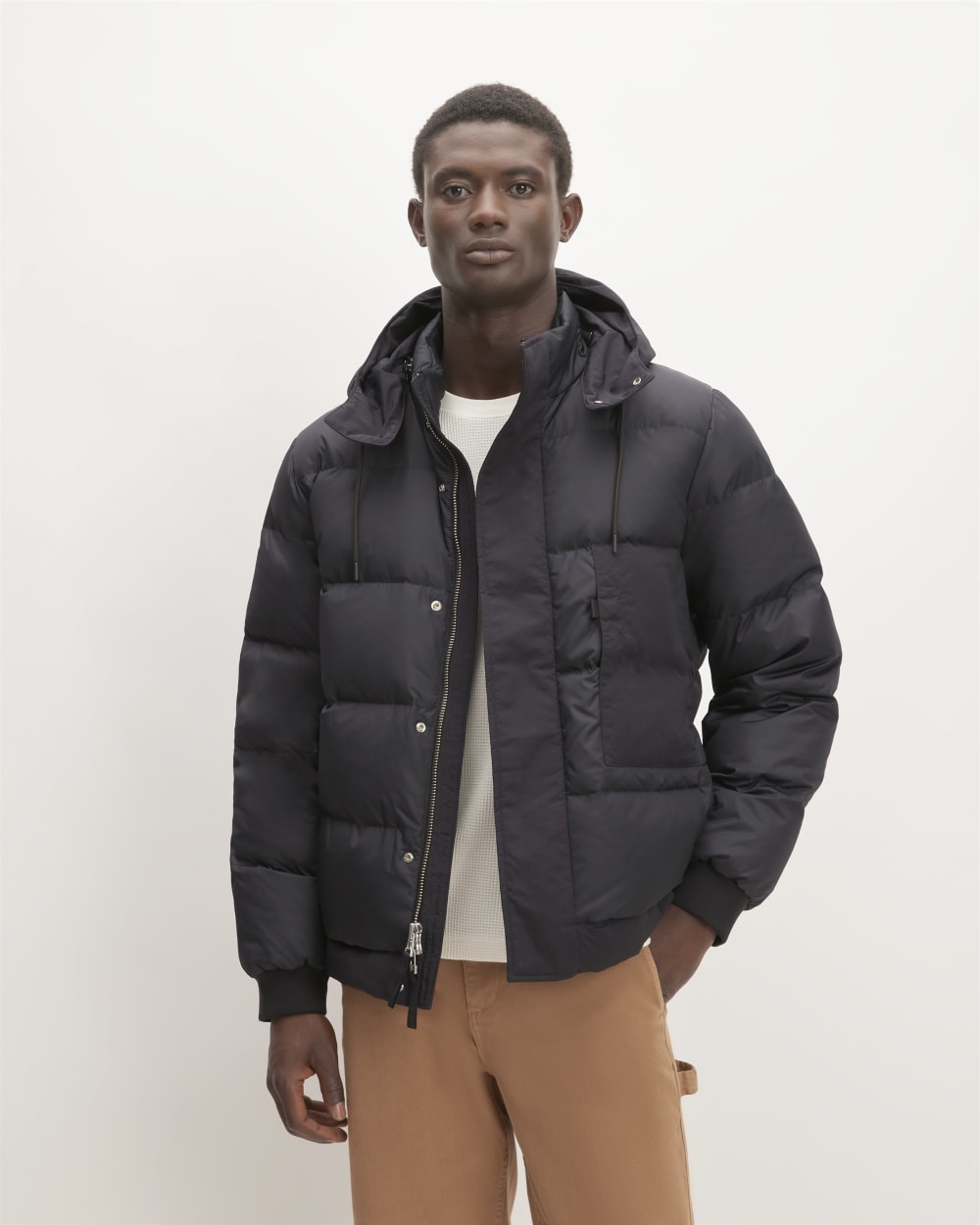 The ReNew Short Puffer | Black