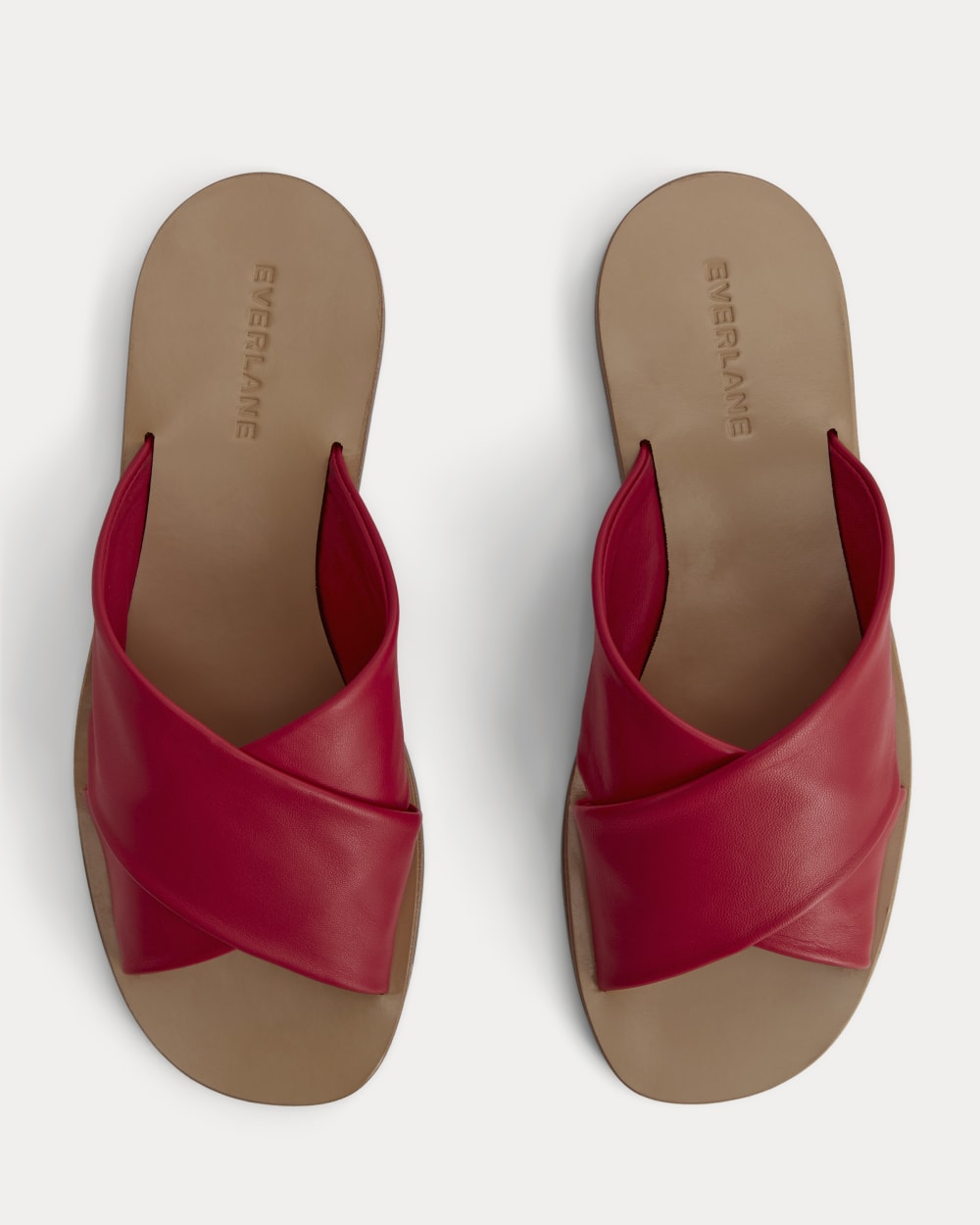 The Day Crossover Sandal | Classic Red