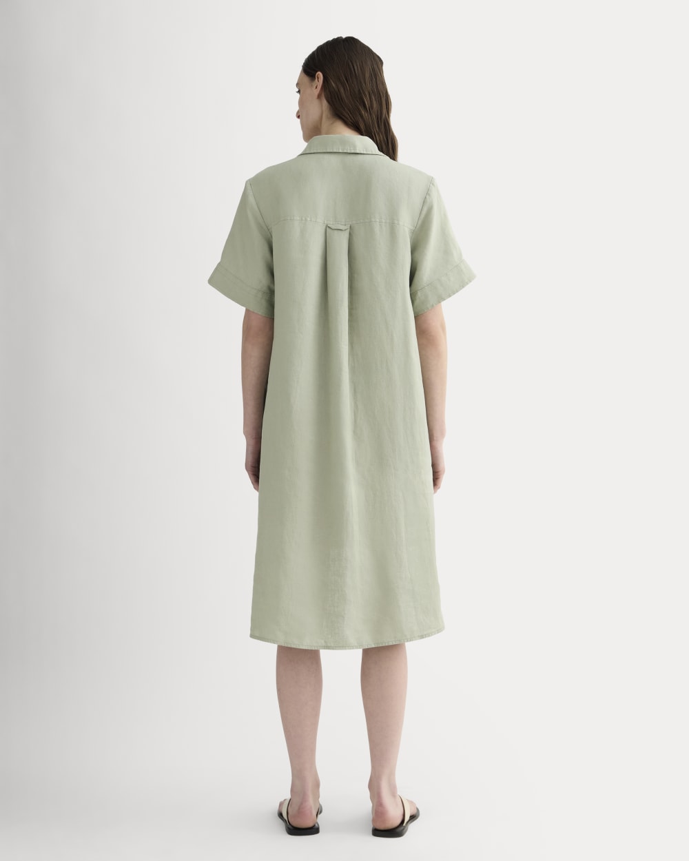 The Daytripper Dress in Linen | Seagrass