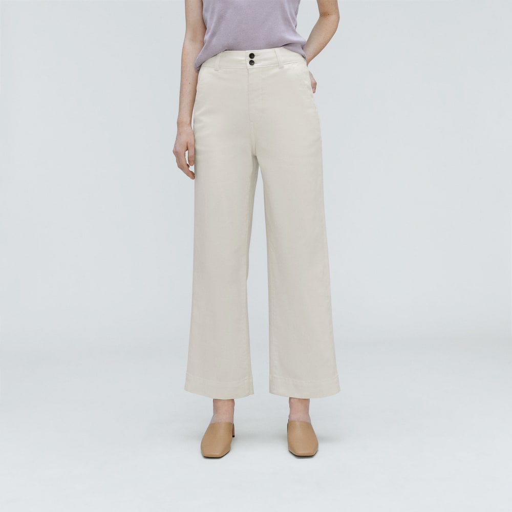 The Organic Wide-Leg Pant | Bone