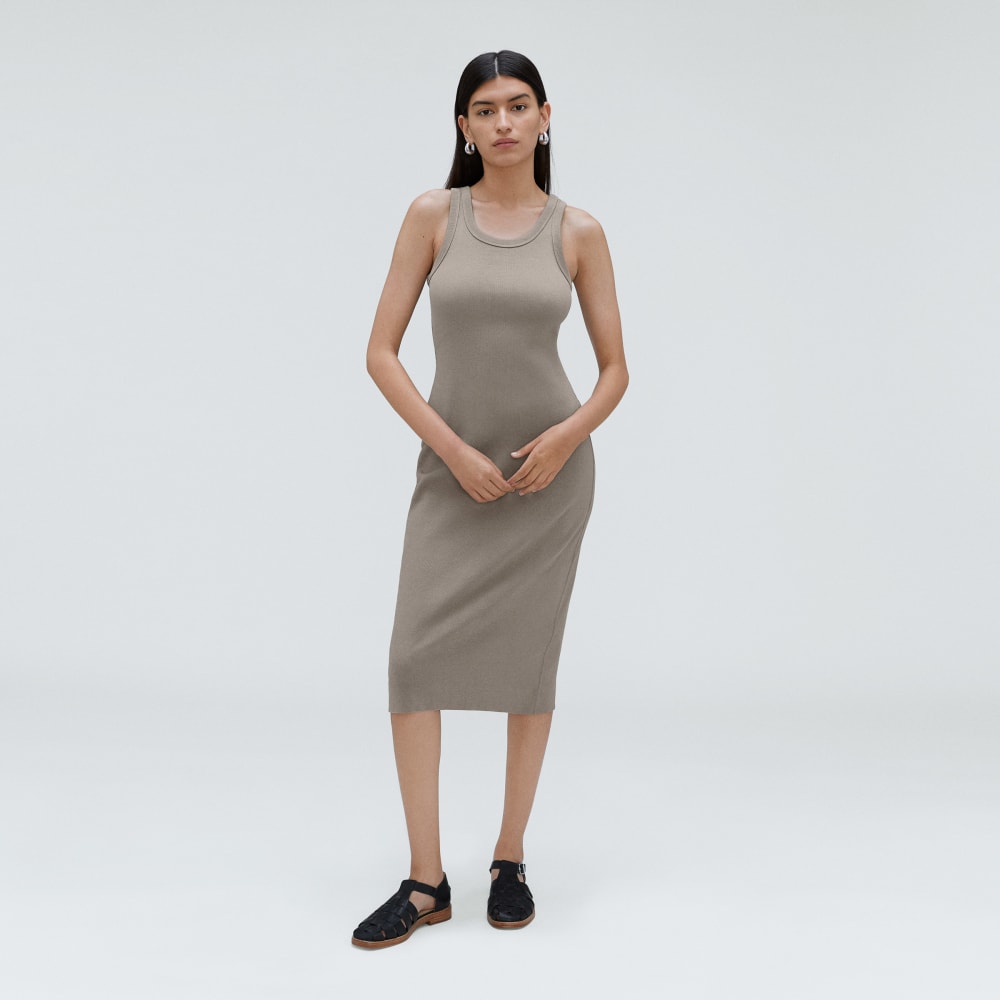 The ’90s Rib Dress | Clay
