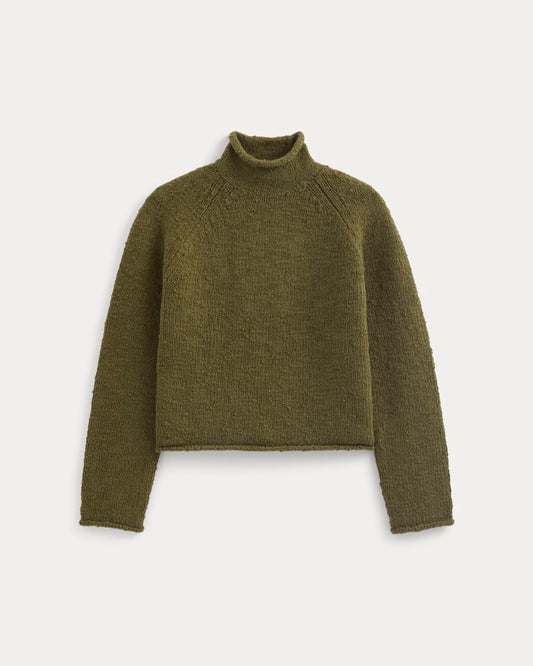 Rollneck Sweater | Olive