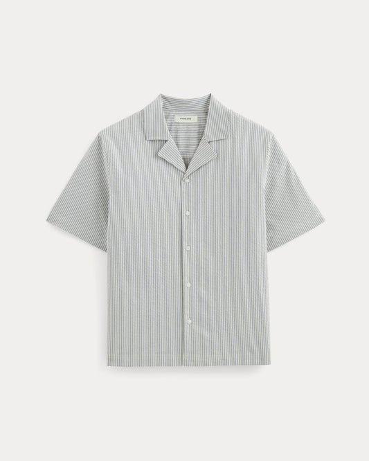 The Seersucker Resort Shirt | Dutch Blue / Natural
