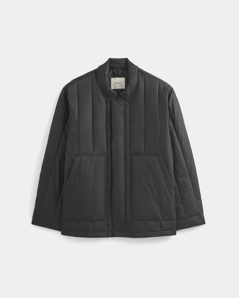 ReNew Vertical-Quilted Jacket | Black