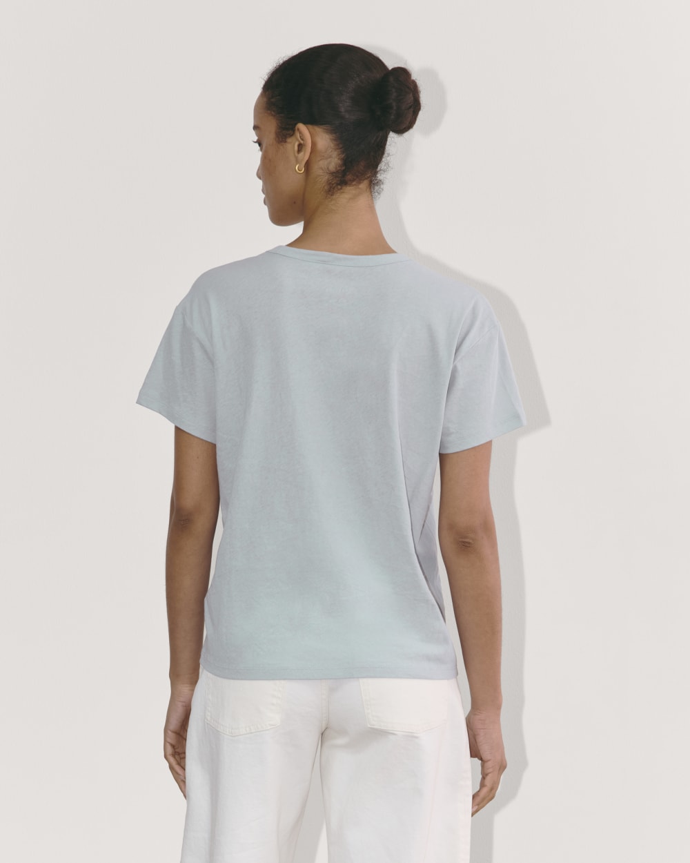 The Air Scoop-Neck Tee | Blue Slate