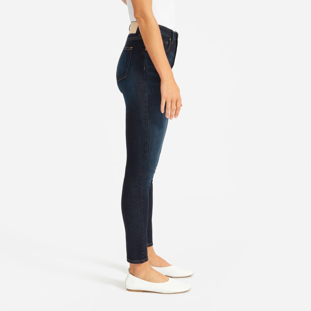 The Curvy Authentic Stretch High-Rise Skinny Jean | Dark Blue Wash | 28.5 Inseam