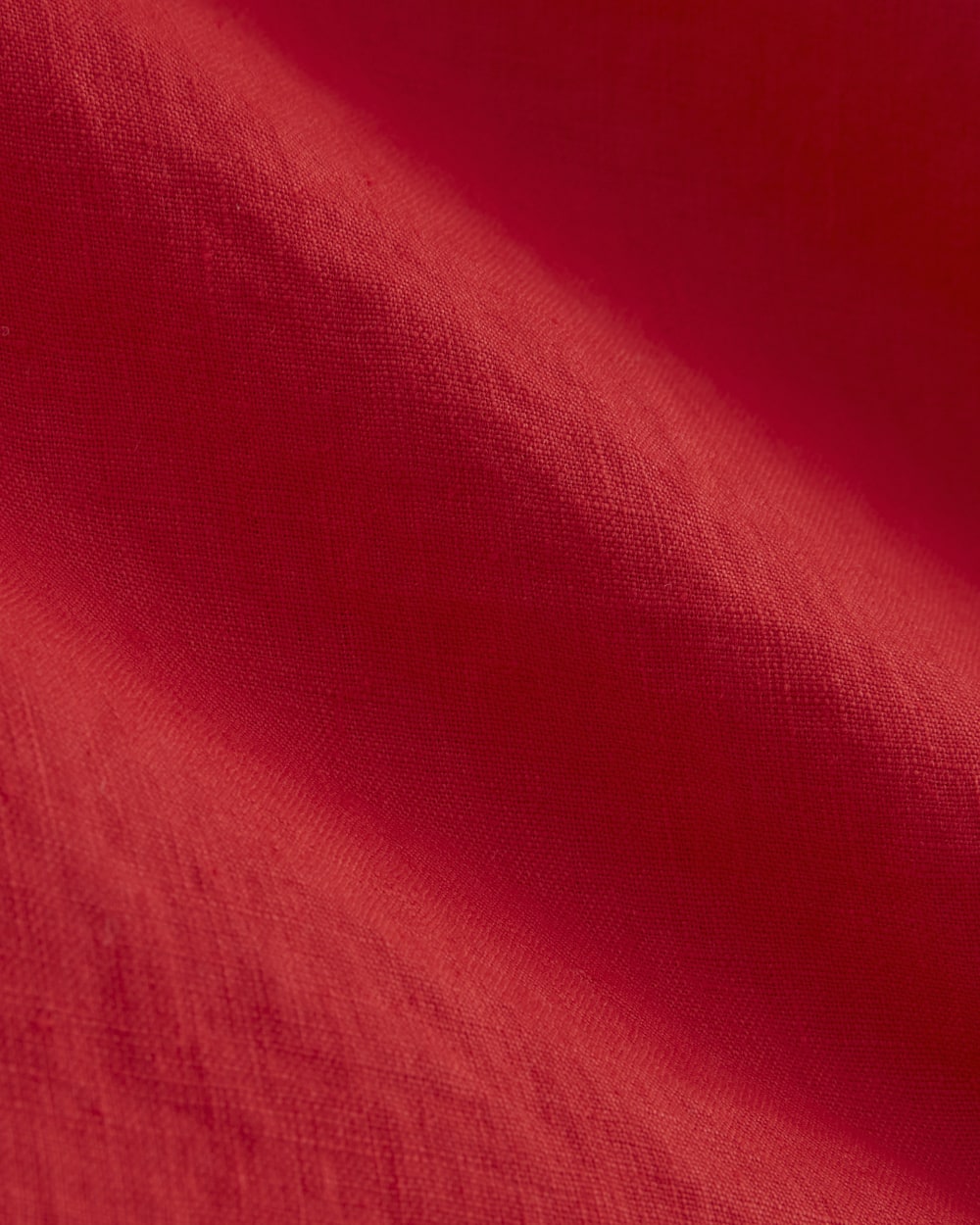 The Muscle Top in Linen | Classic Red