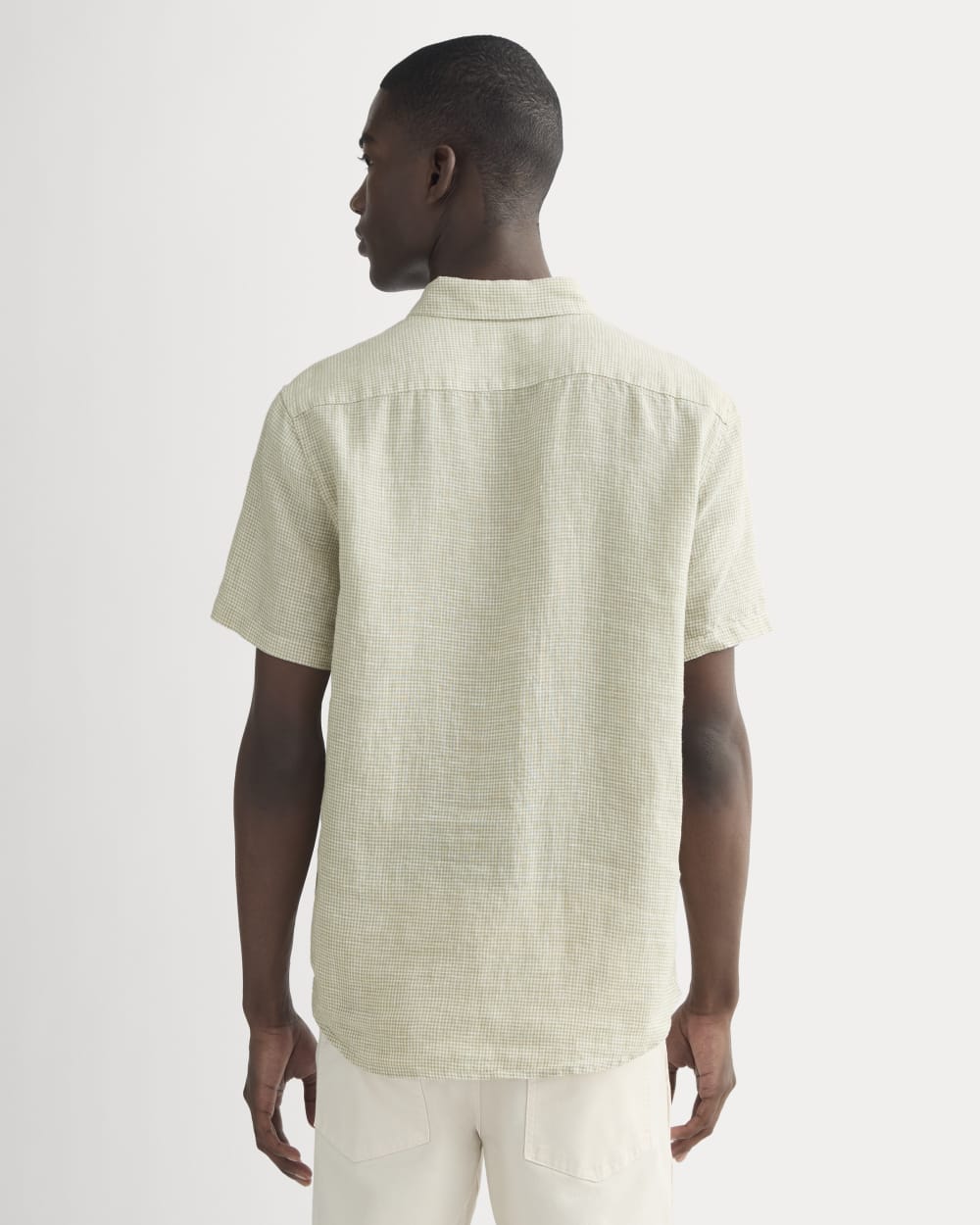 The Classic Short-Sleeve Shirt in Linen | Elm Gingham