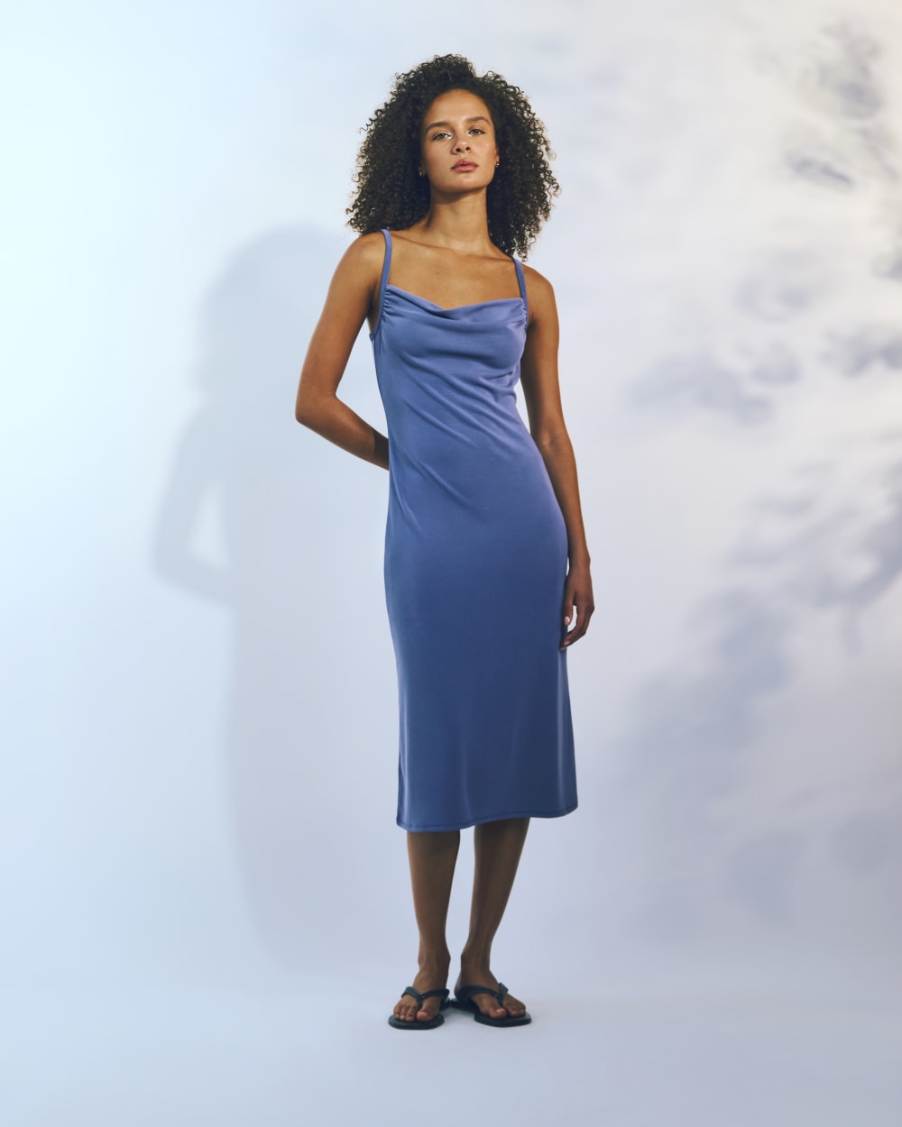 The Tank Midi Dress in Butterknit | Blue Dusk