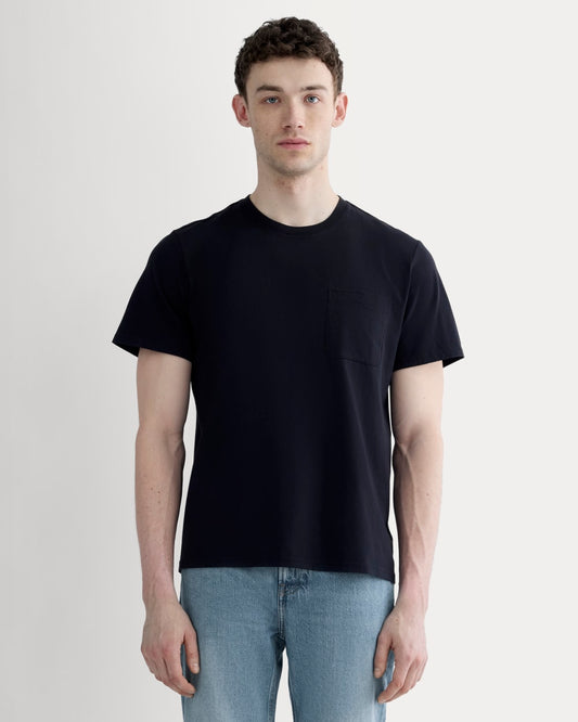 The Premium-Weight Pocket Tee | Uniform | Black