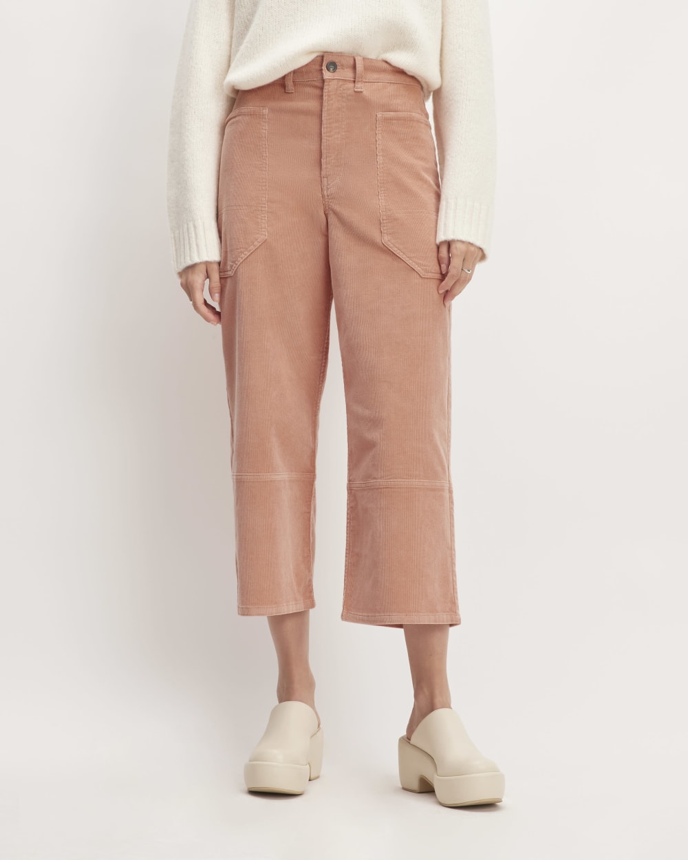 The Corduroy Gardener Pant | Blush Pink