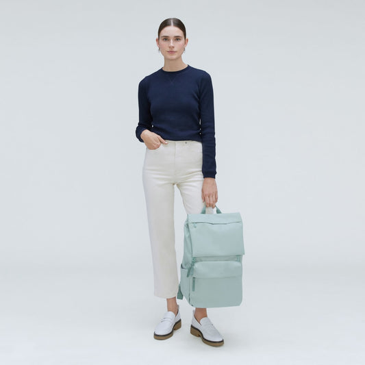 The ReNew Transit Backpack | White Sage / Green Millieu