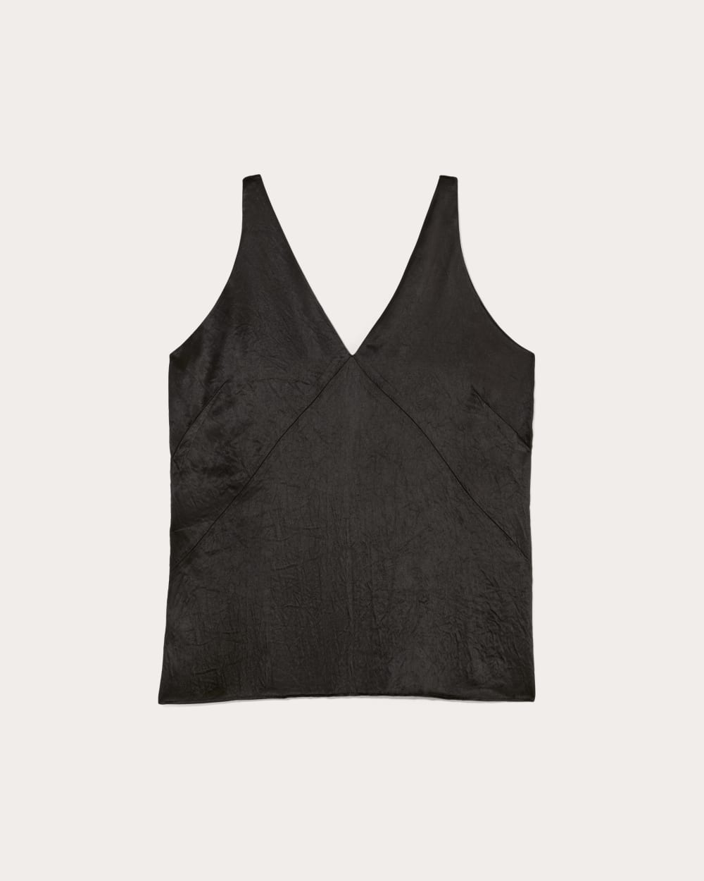 The Satin Tank | Black
