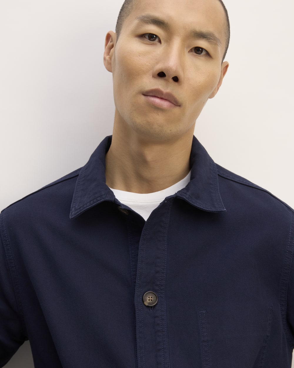 The Organic Cotton Chore Jacket | Navy