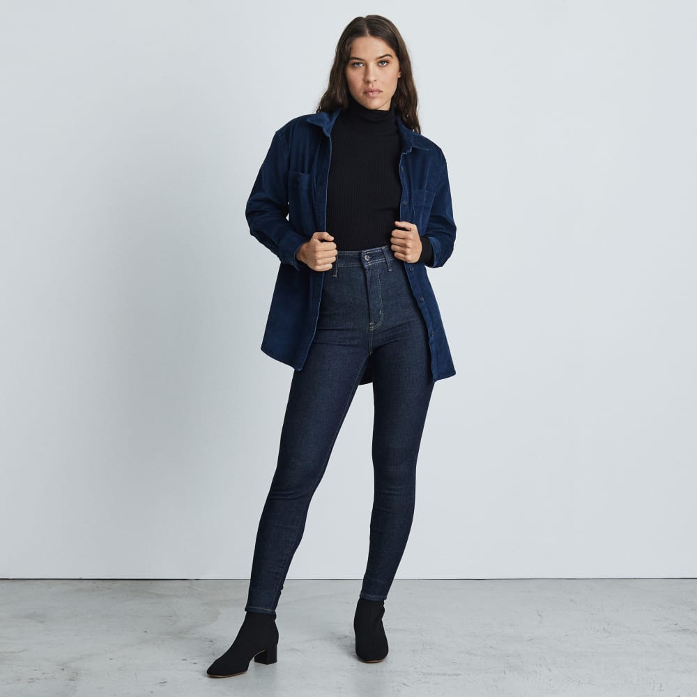 The Way-High® Clean Front Skinny Jean  | Dark Indigo | 26.5 Inseam