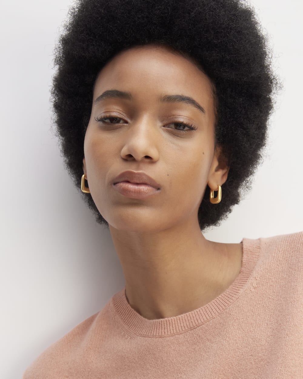 The Classic Crew in Cashmere | Blush Pink