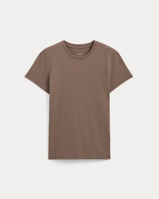 The Slim Crew in Essential Cotton | Clay