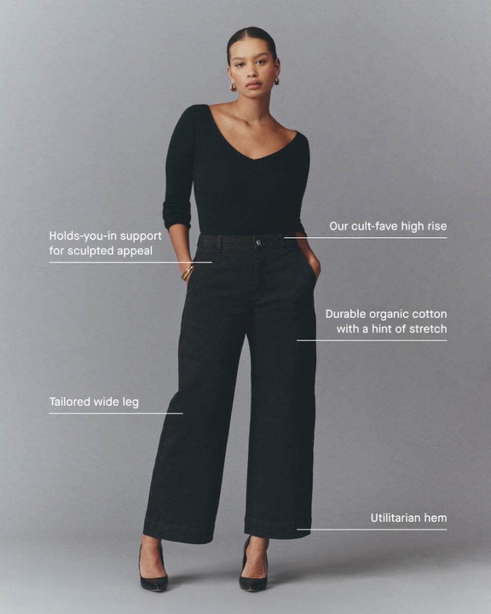 The Utility Wide-Leg Pant | Kalamata