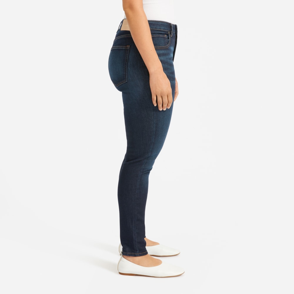 The Curvy Authentic Stretch High-Rise Skinny Jean | Dark Blue Wash | 28.5 Inseam