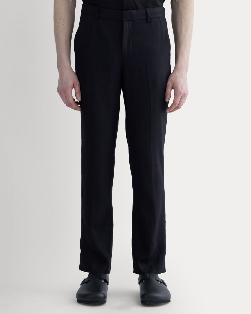 The Linen Trouser | Black