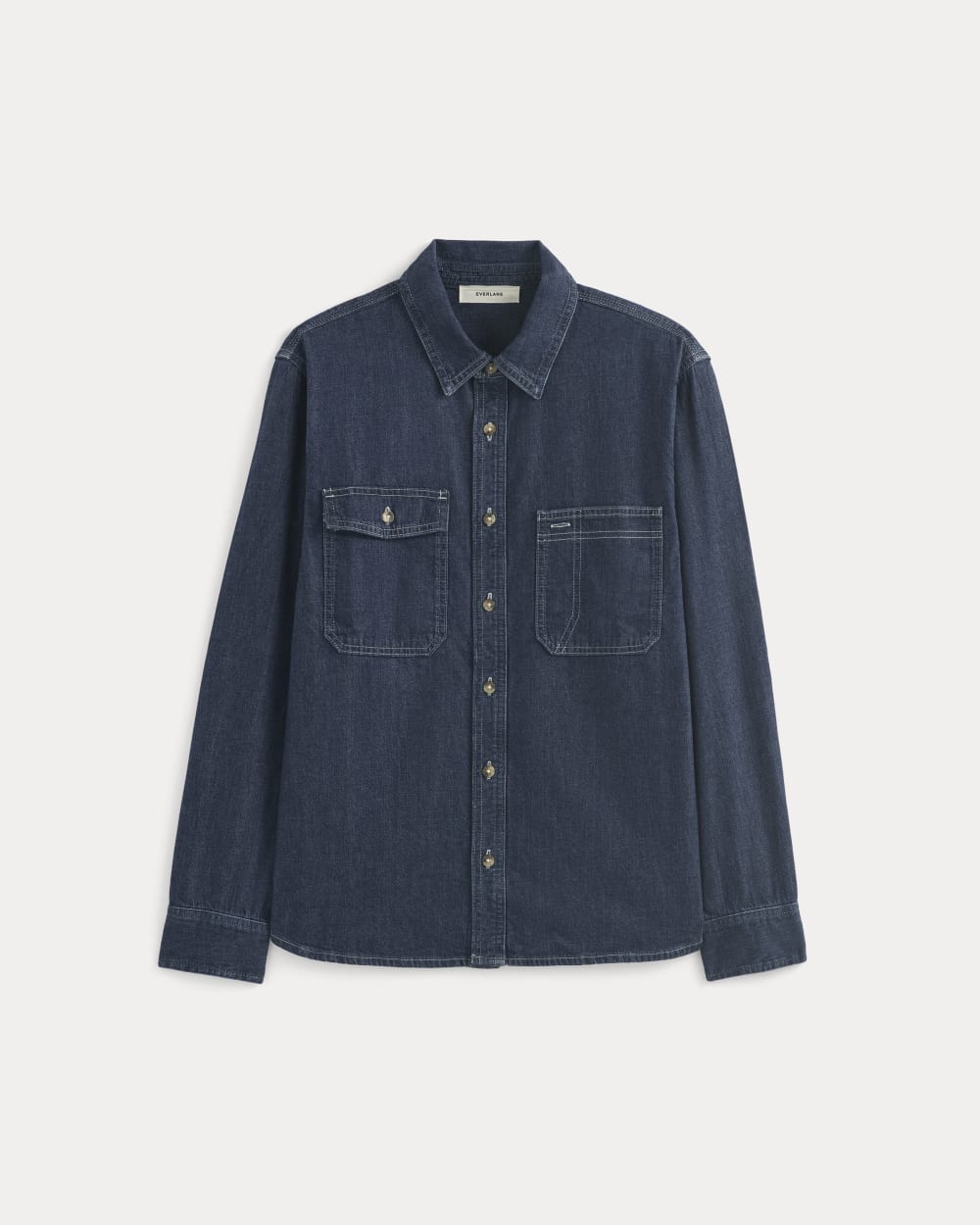 Denim Utility Shirt | Dark Indigo