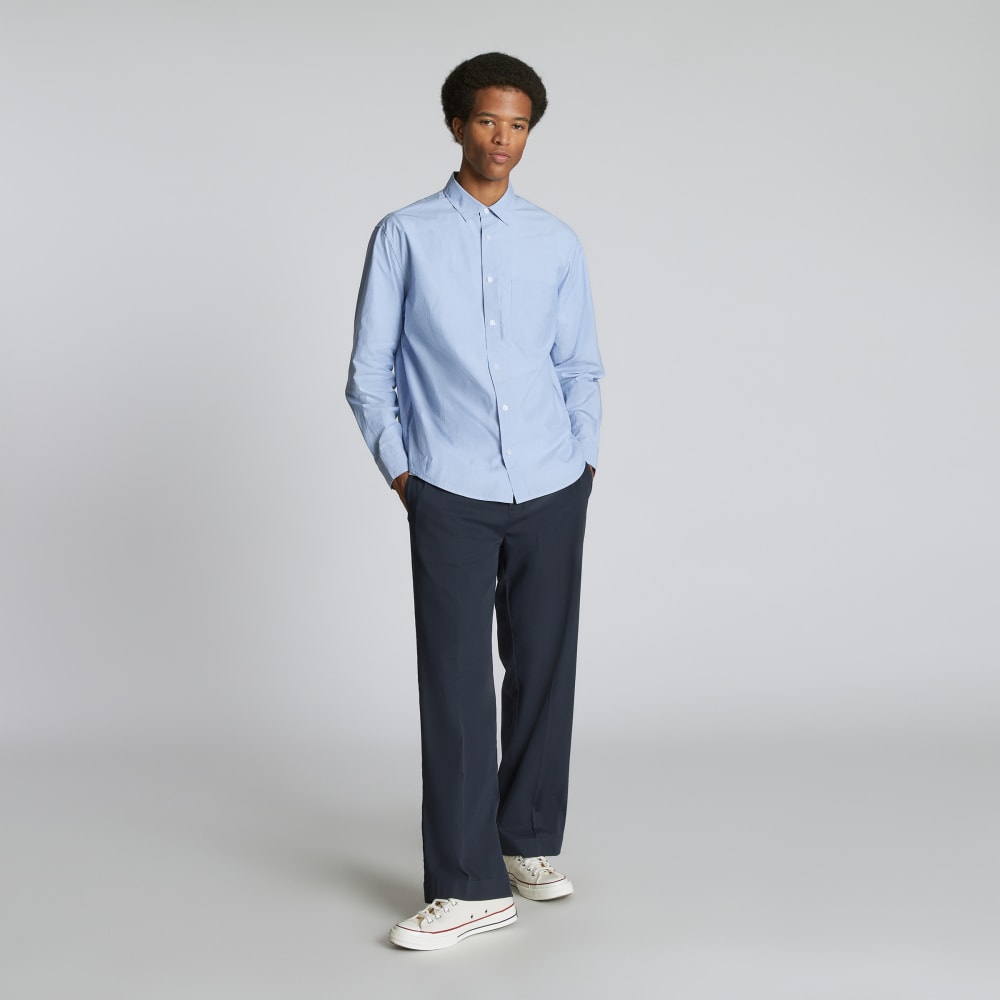 The Relaxed Poplin Shirt | Light Blue