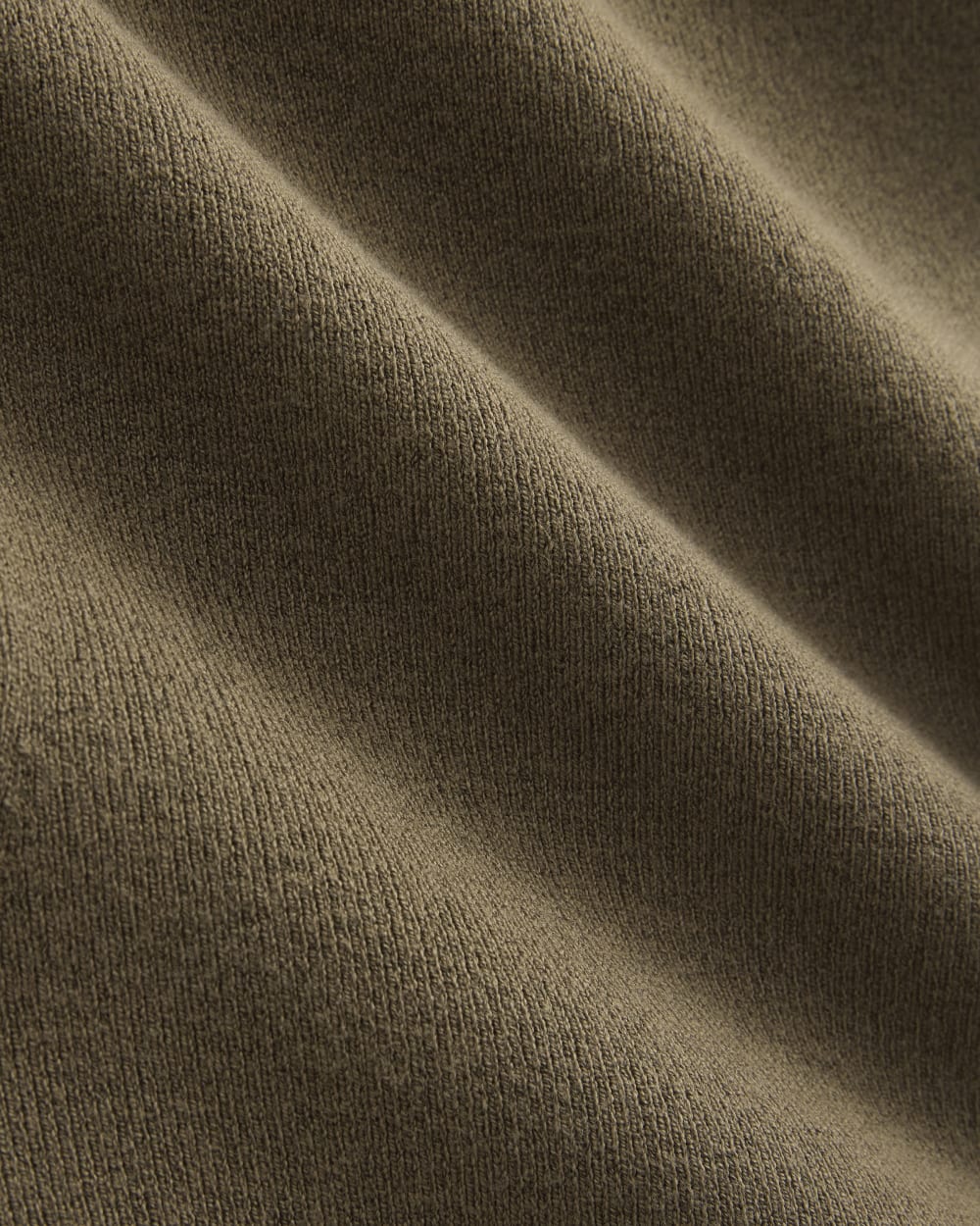 Knit Square-Neck Midi Dress | Deep Taupe