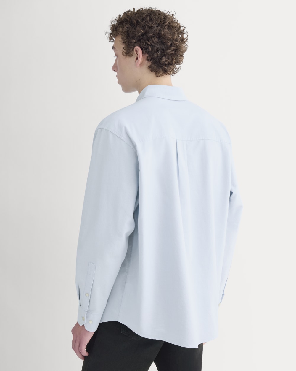 Oversized Oxford Shirt | Light Blue