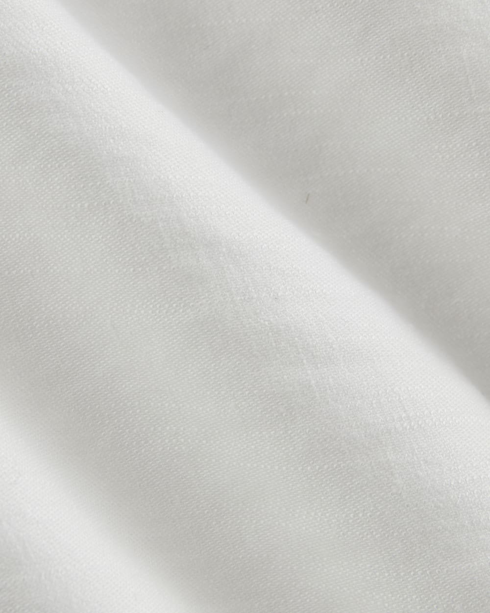 The Mini Skirt in Stretch Linen | White