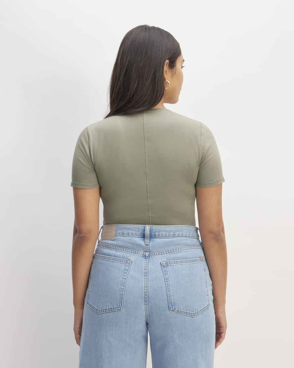 The Supima® Form Crew Neck Tee | Sage Green