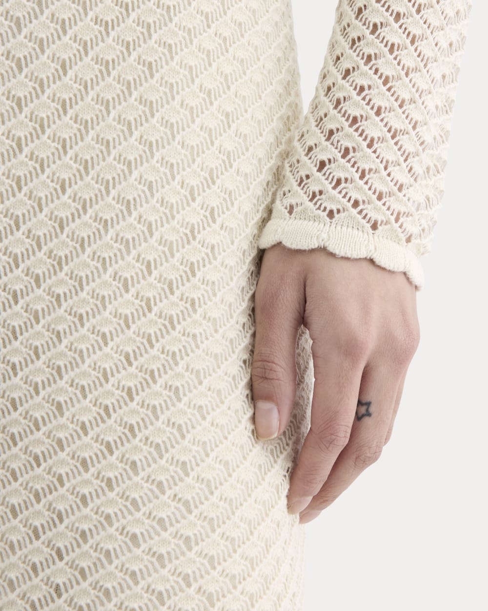 The Lace Knit Mini Dress | Birch