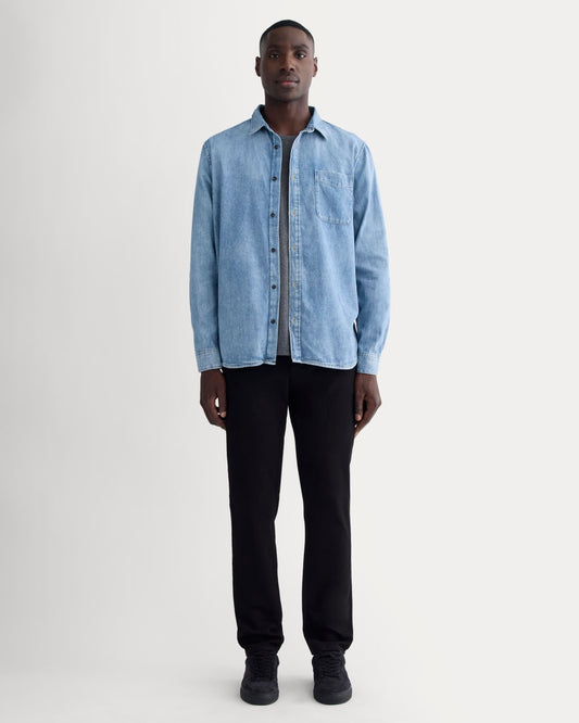 The Relaxed 4-Way Stretch Organic Jean | Uniform | Black