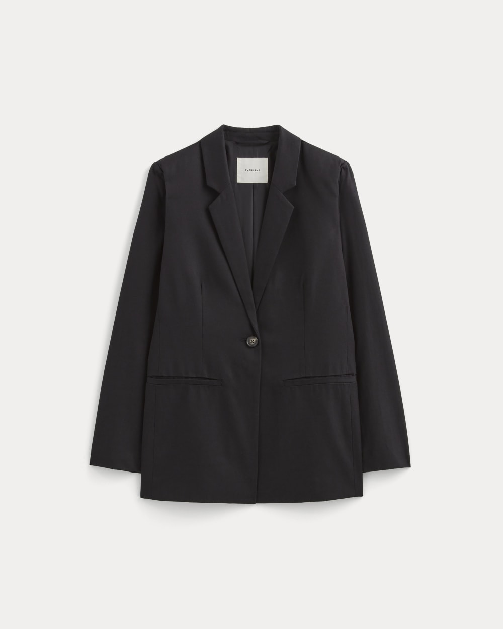 The Relaxed Blazer in Buttersmooth | Black
