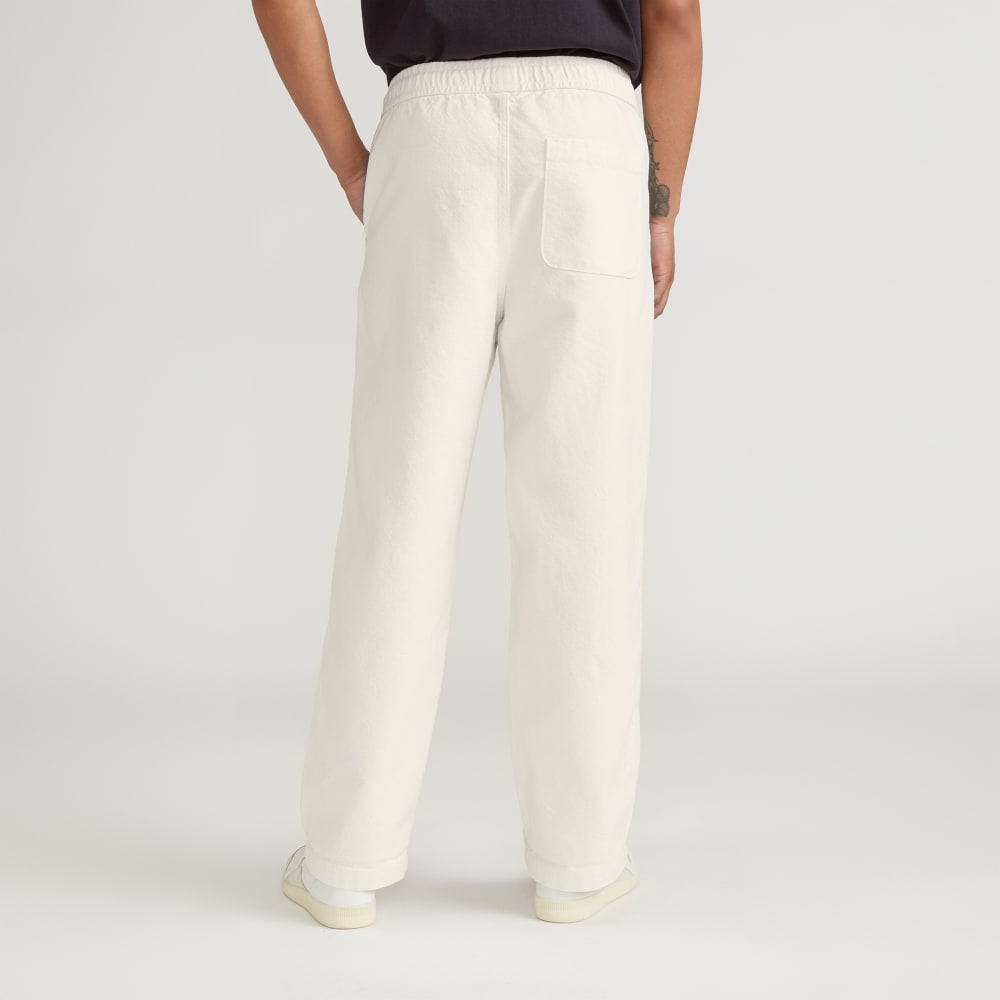 The Canvas Organic Cotton Drawstring Pant | Bone