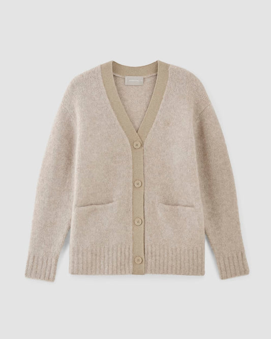 The SuperFuzz Alpaca Cardigan | Light Oat