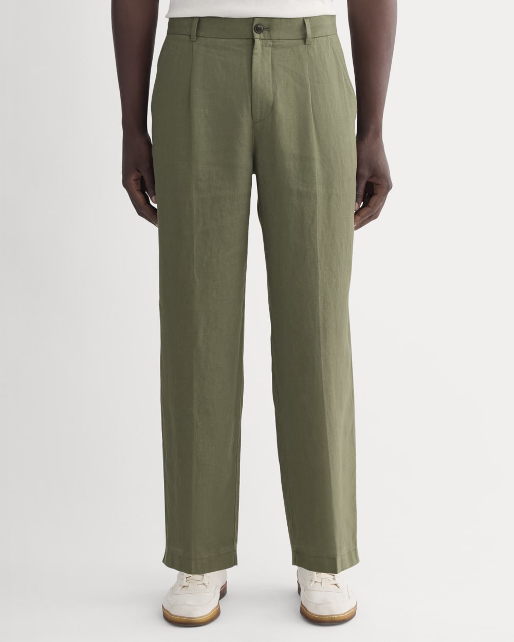 The Linen Pleated Trouser | Kalamata
