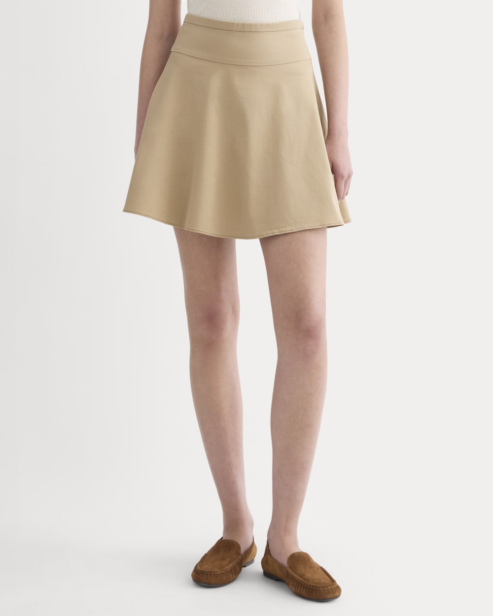 The Circle Mini Skirt | Warm Trench