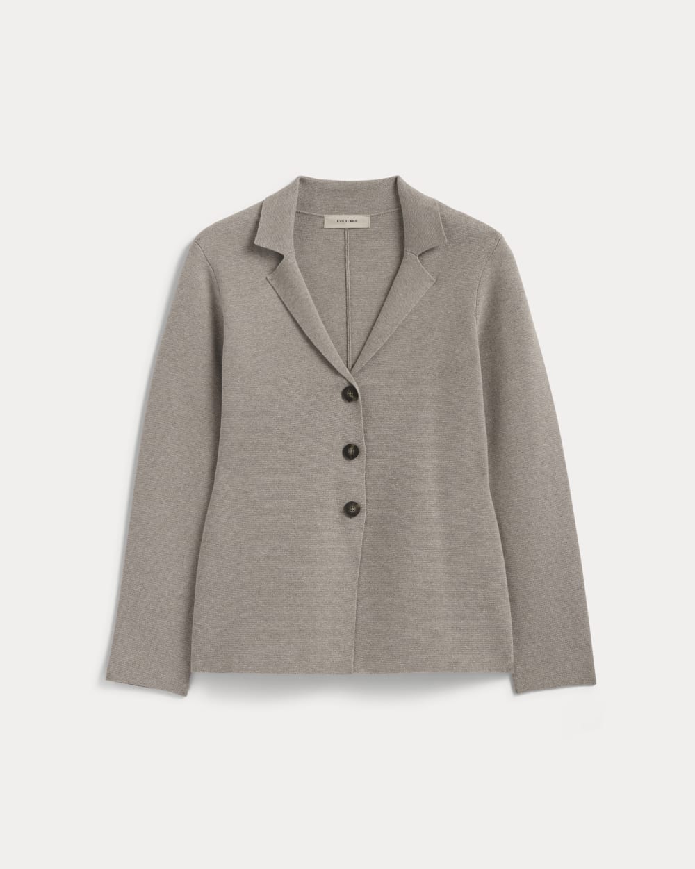The Knit Blazer | Light Heathered Grey