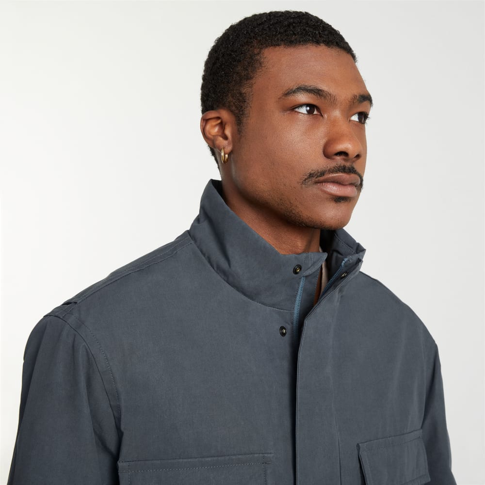 The Waxed Cotton Jacket | Slate