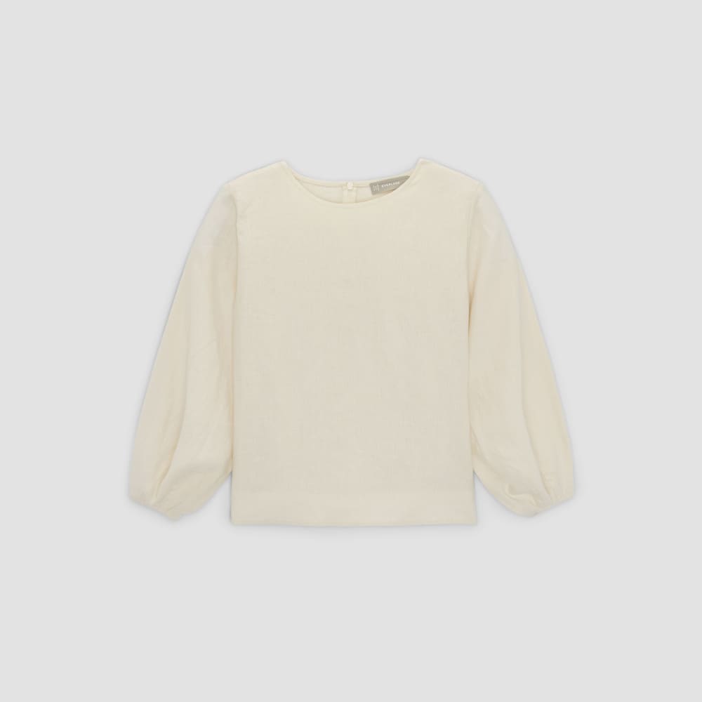 The Linen Long-Sleeve Top | Canvas