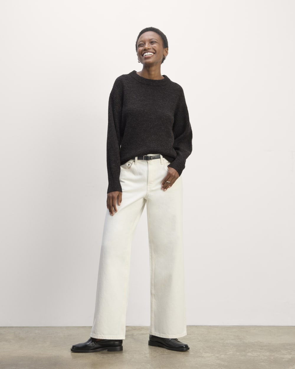 The Cocoon Crew in Alpaca | Heathered Black