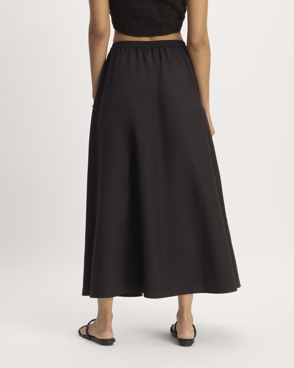The Supima® Pull-On Maxi Skirt | Black