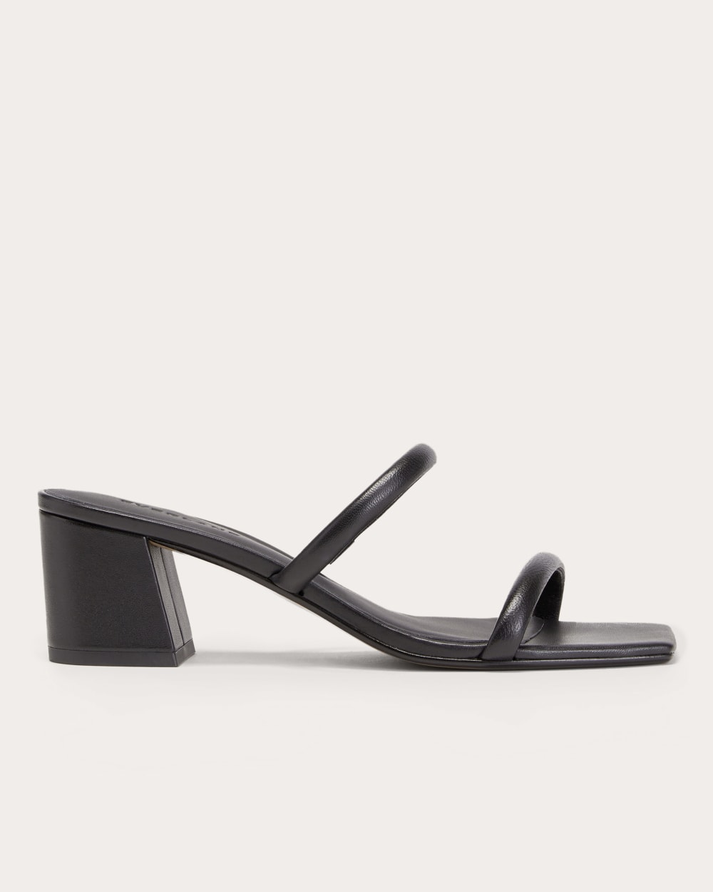The Double Strap Heel | Black