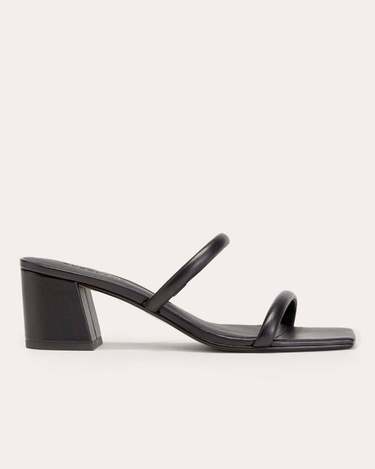 The Double Strap Heel | Black