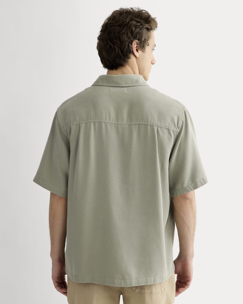 The Relaxed Utility Shirt in Buttersoft | Sage Green