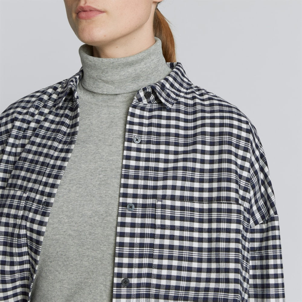 The Boxy Oxford | Ocean Cavern Plaid