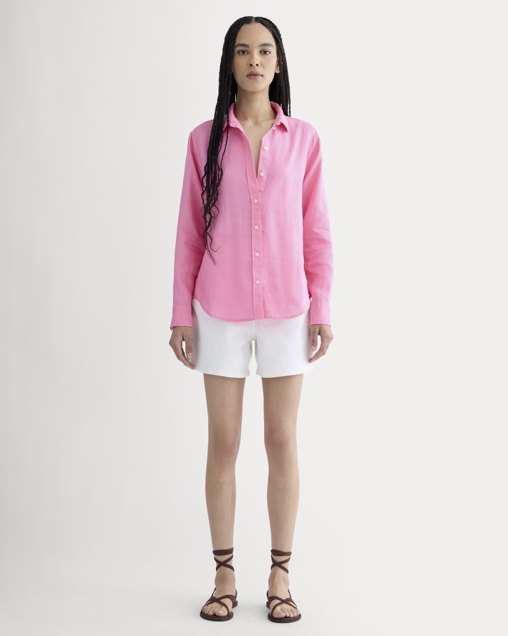 The Must-Have Shirt in Linen | Deep Pink