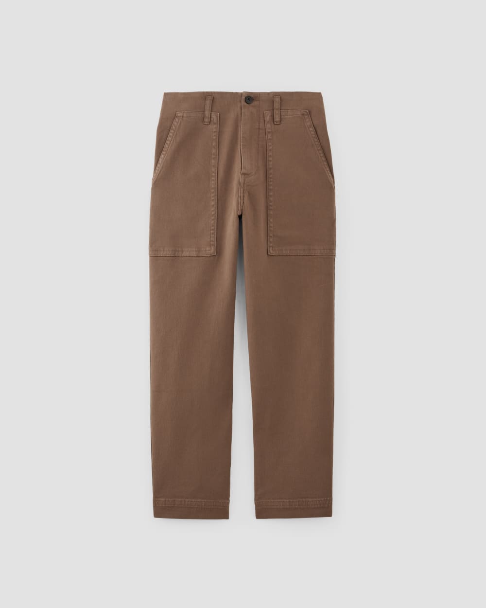 The Organic Utility Pant | Carob Brown