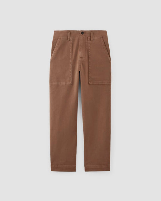 The Organic Utility Pant | Carob Brown