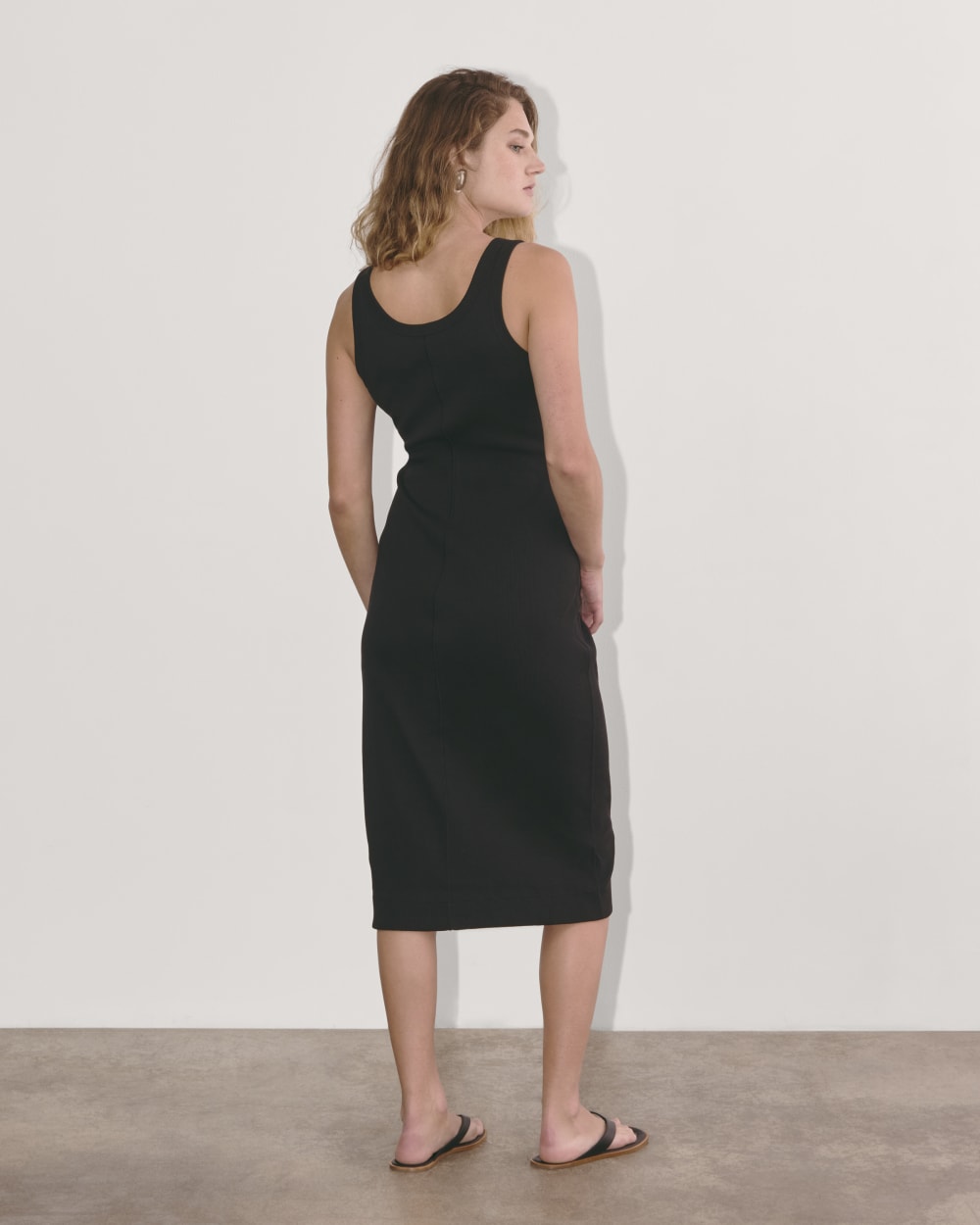 The ’90s Rib Dress | Black
